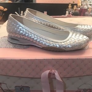 Sliver Cole haan Nike air flats